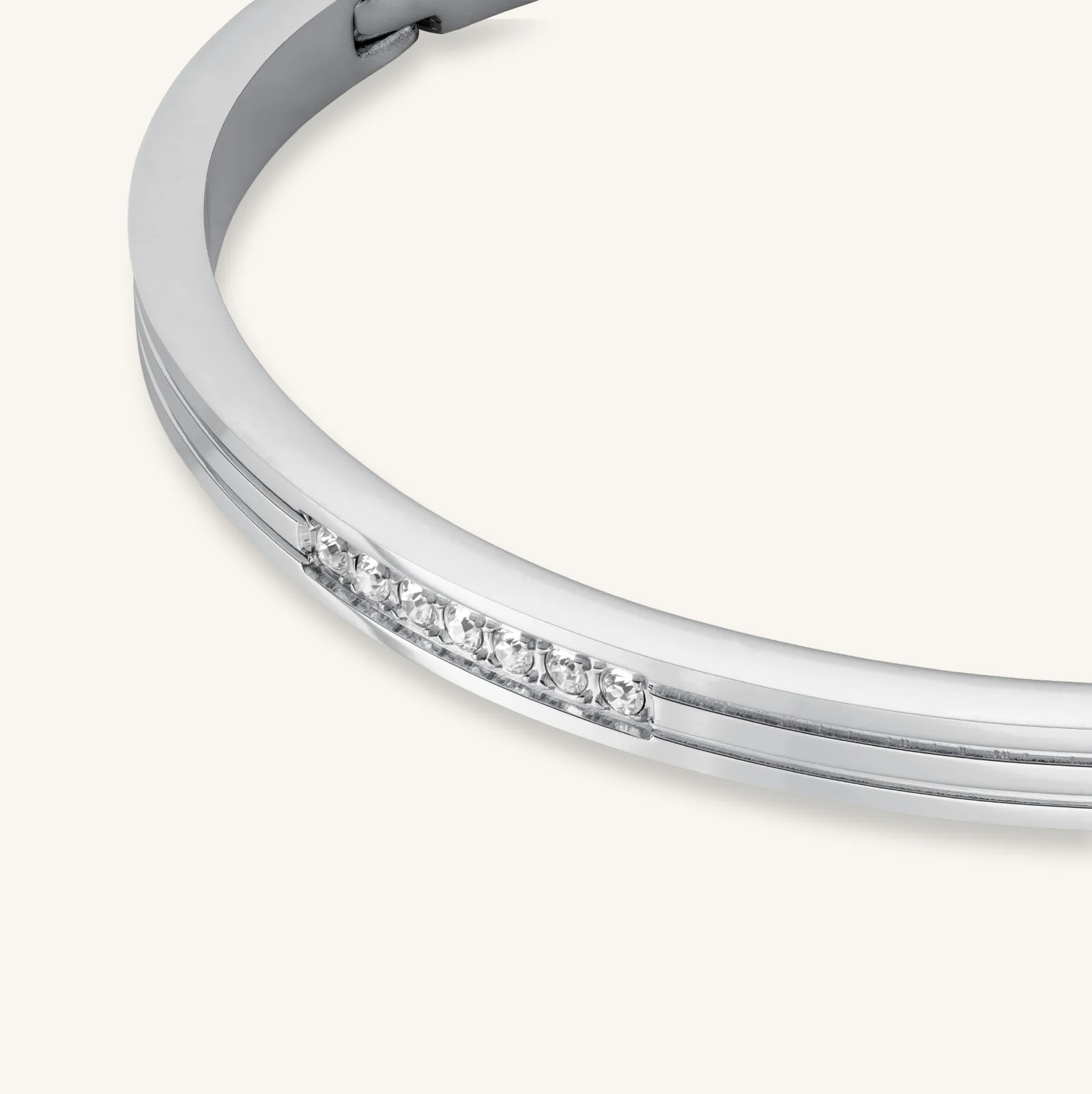 Striped Crystals Bangle - Image 7