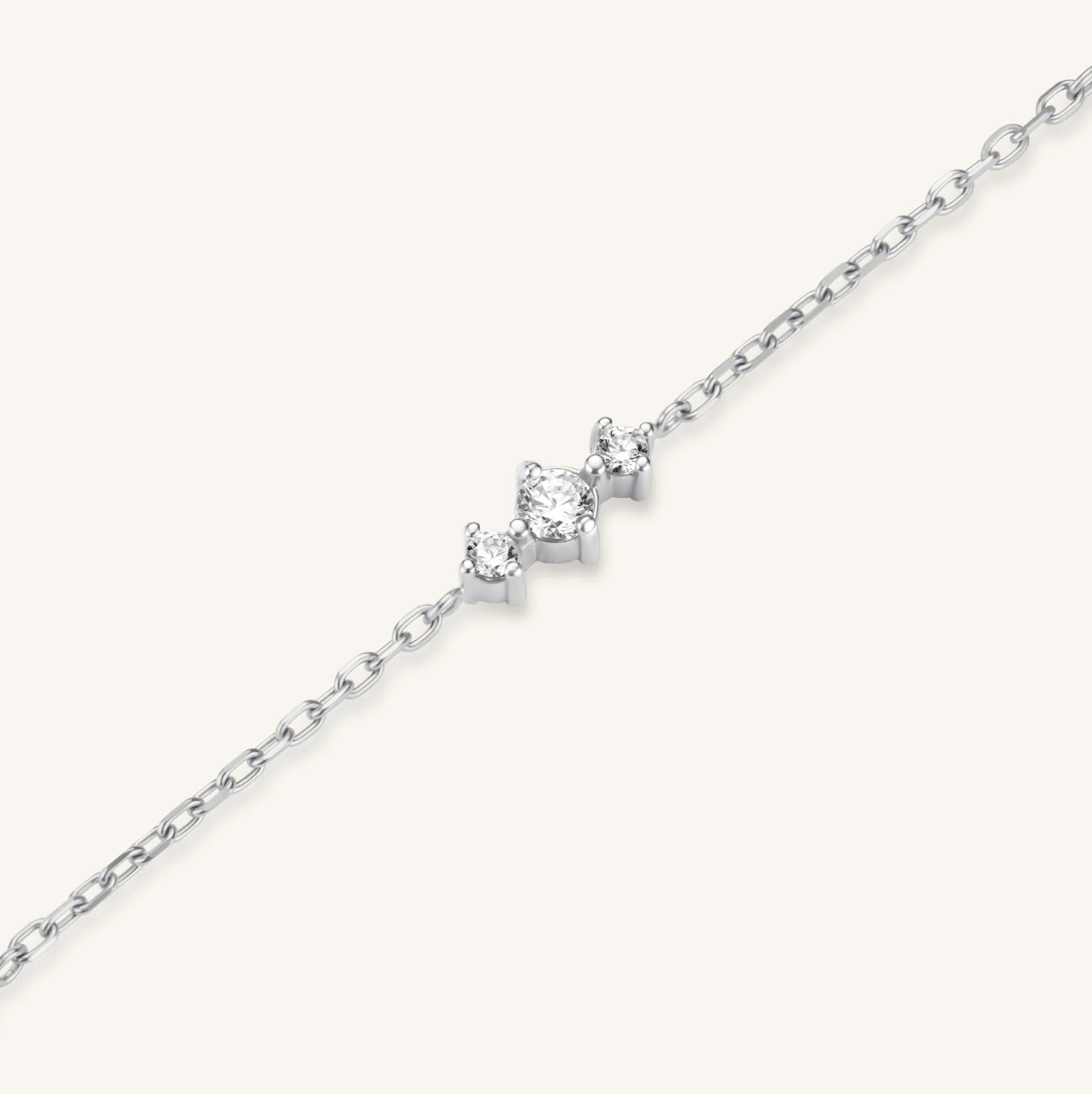 Triple Stones Necklace - Image 7