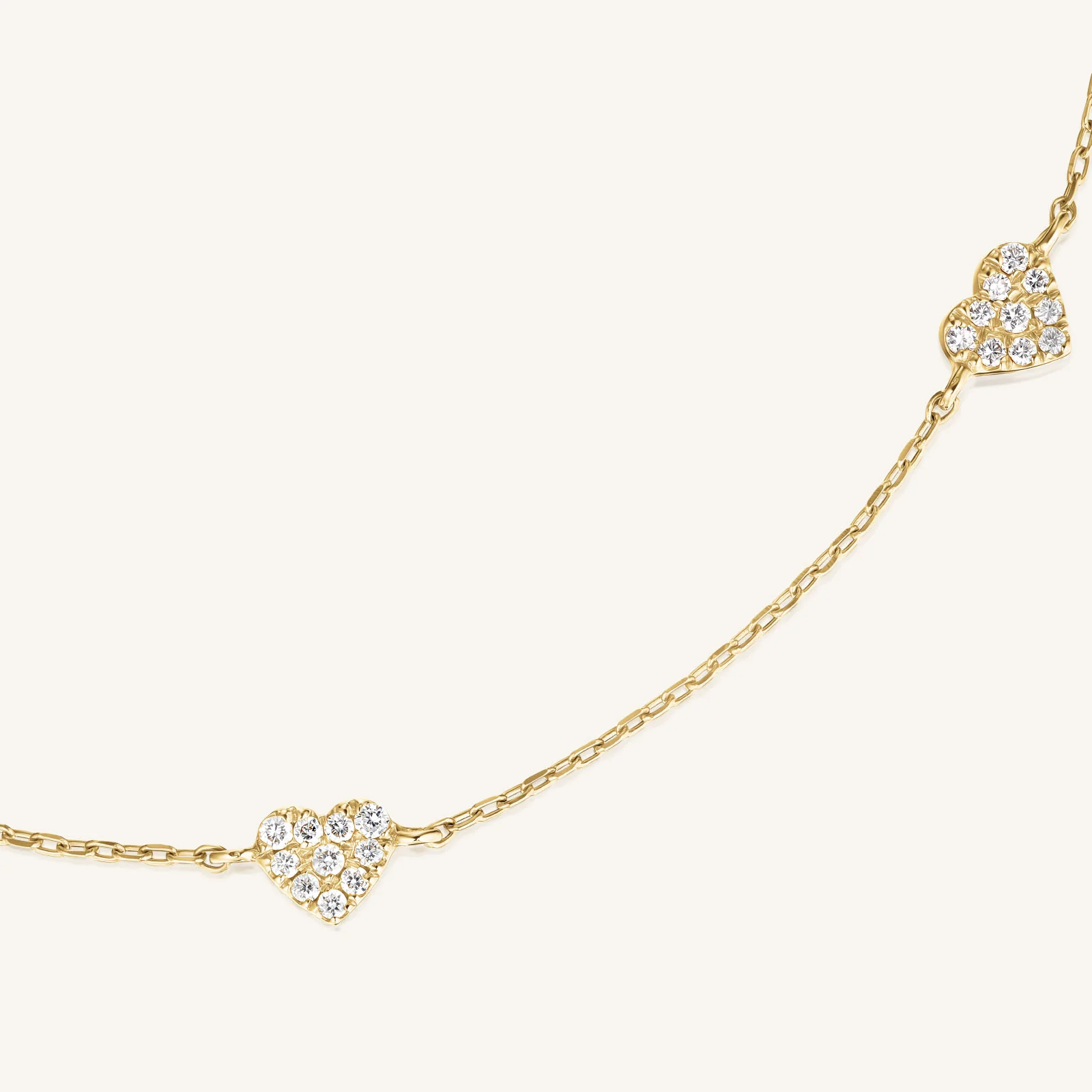 Triple Heart Pave Bracelet - Image 4