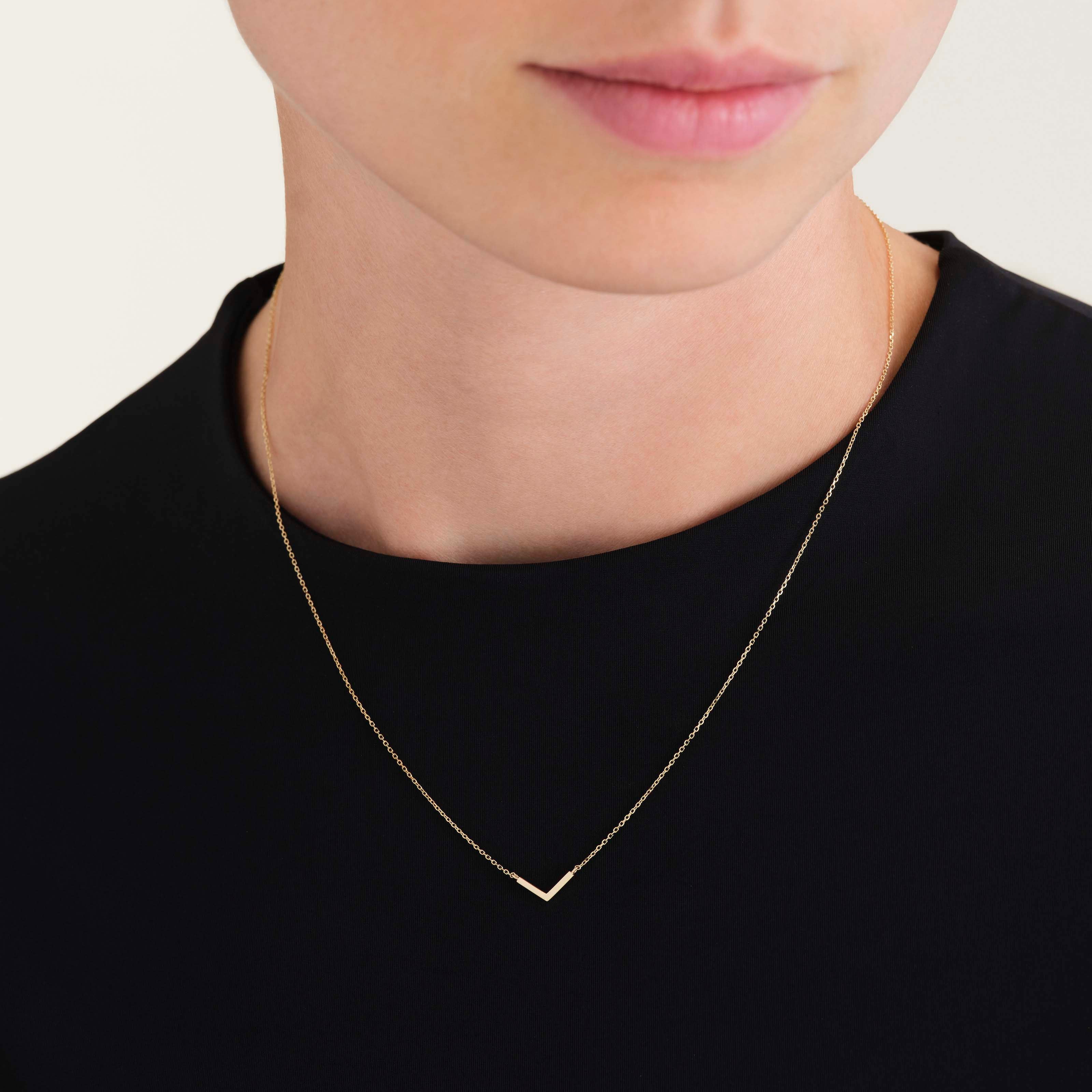 V Bar Necklace - Image 2