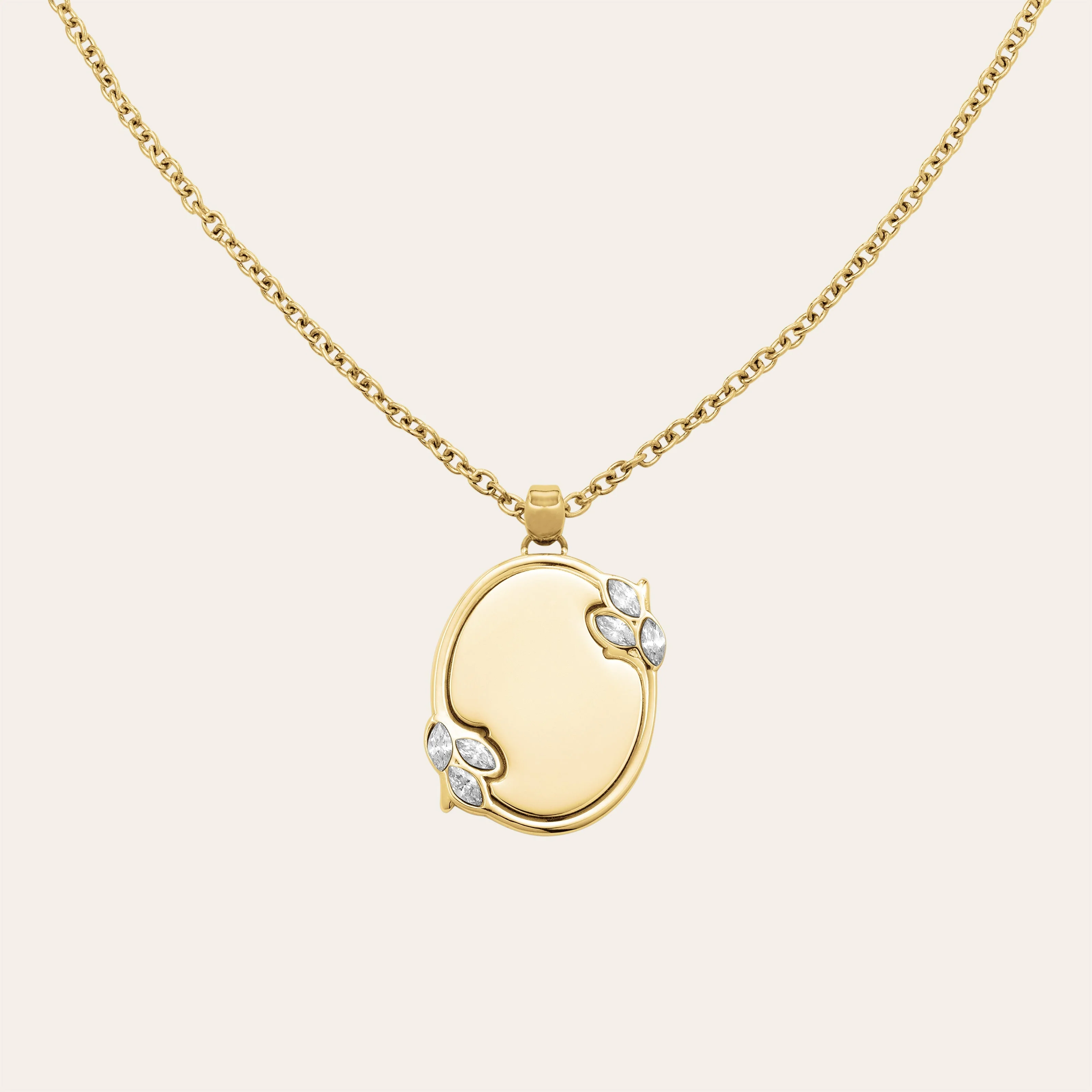 Vintage Oval Necklace